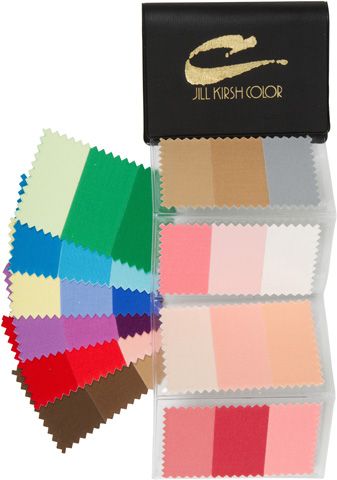 Warm Blonde Hair Swatch Book