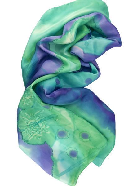 Mints & Dusty Purple Scarf